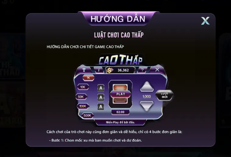 Chinh Phục Minigame Cao Thấp Tại 789Club Với Tỷ Lệ Thưởng Cực Cao Mỗi Ngày