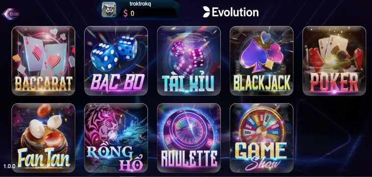 Chinh Phục Sảnh Evolution Live Tại 789Club Đẳng Cấp Sòng Bài Quốc Tế Hiện Nay