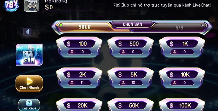 Sâm Tại 789Club Trải Nghiệm Game Bài Đỉnh Cao Nhận Thưởng Cực Lớn Mỗi Ngày